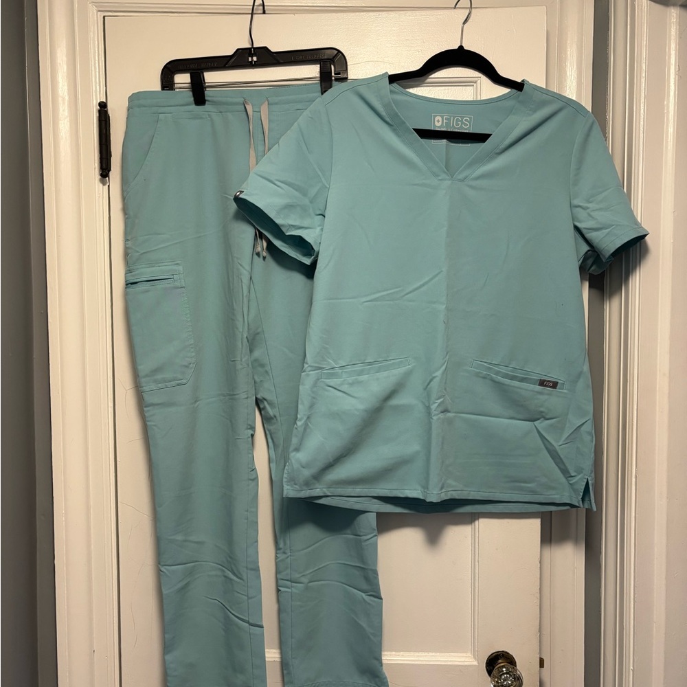 Figs Blue Track Pants & Joggers for Effortless Style